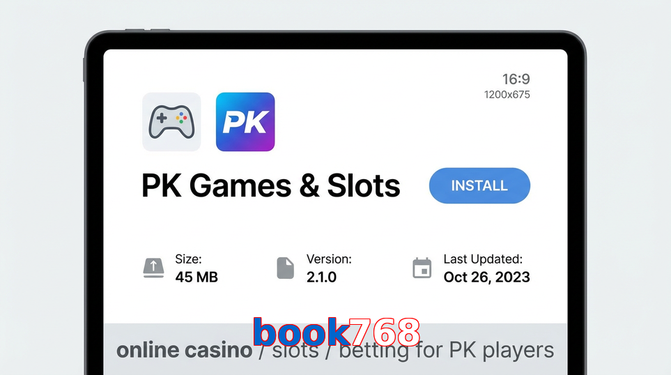 Game list for Book768 gameapk section